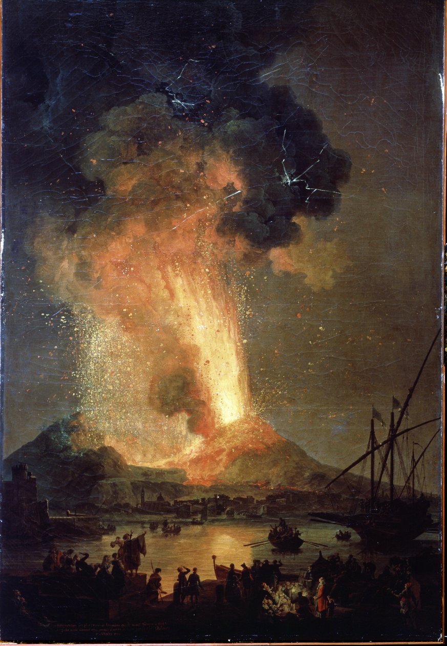 Der Ausbruch des Vesuvs von Pierre Jacques Volaire