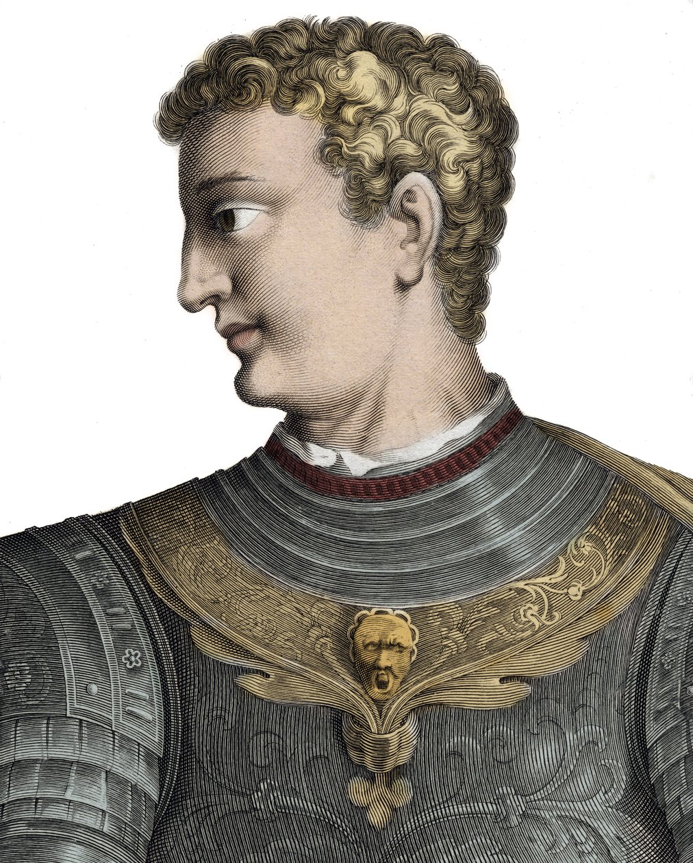 Caligula (Caius Caesar Germanicus) (12-41), römischer Kaiser - Caius Caesar Germanicus genannt Caligula (12-41), römischer Kaiser - Gravur von Pierre Jean Mariette von Pierre Jean Mariette