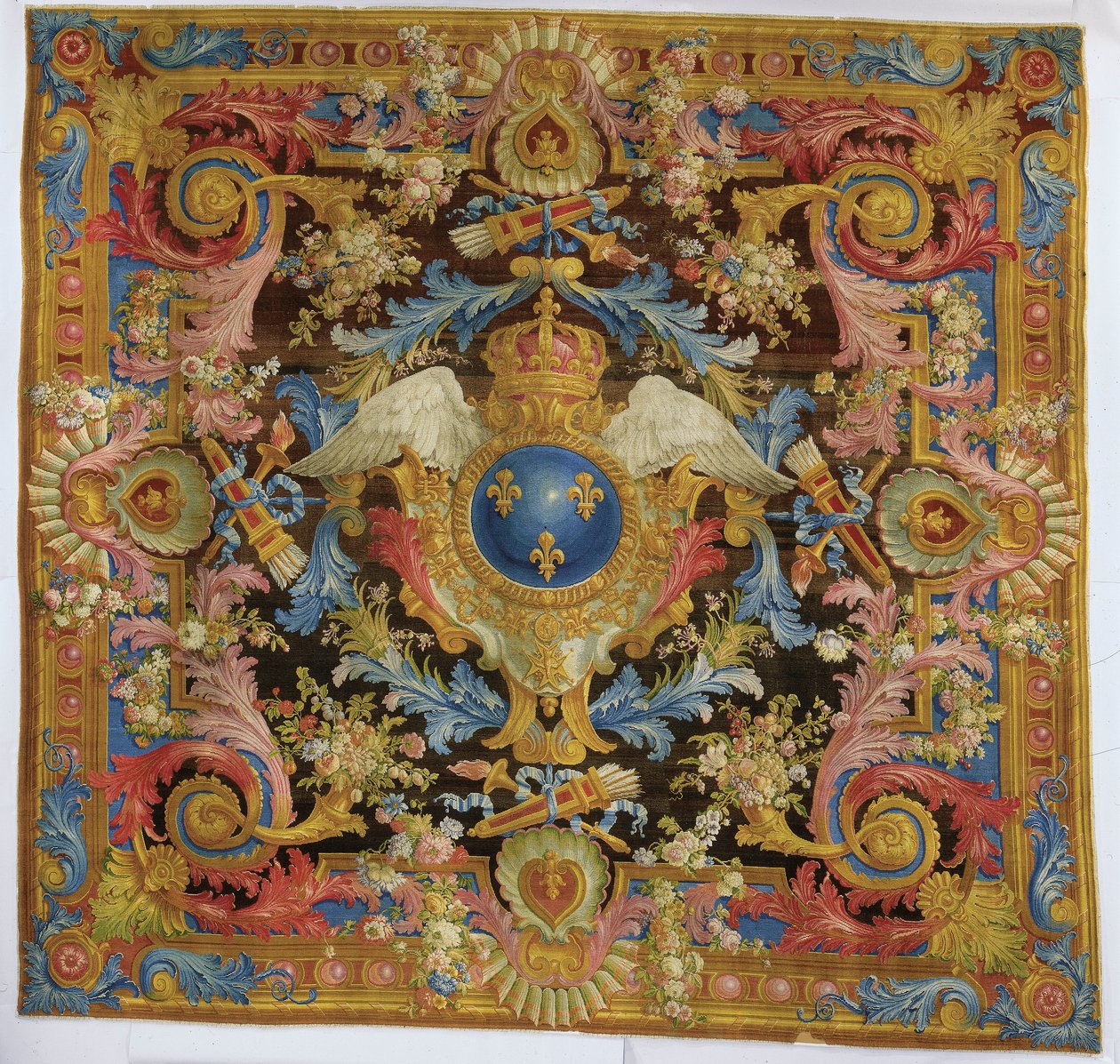 Louis XV Savonnerie-Teppich, 1740-50 von Pierre Josse Perrot
