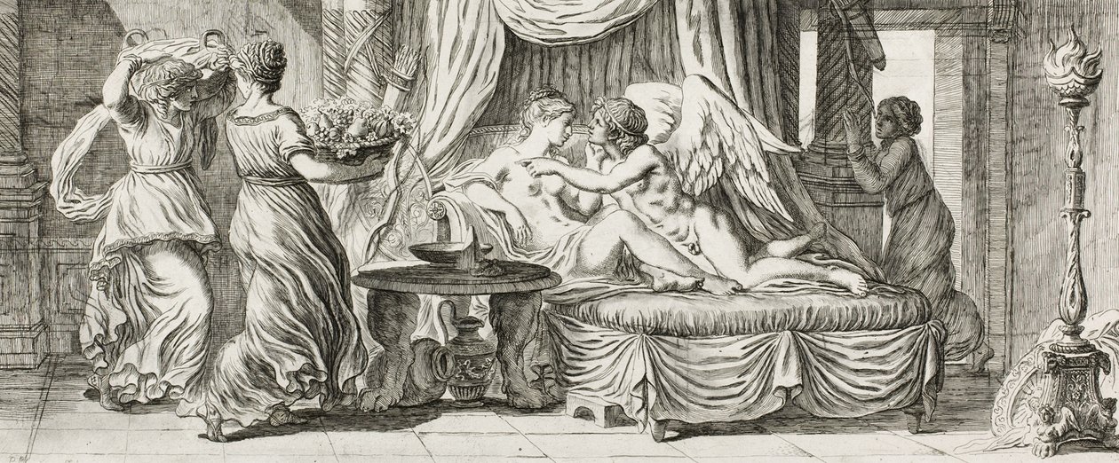 Amor und Psyche von Pierre Lelu