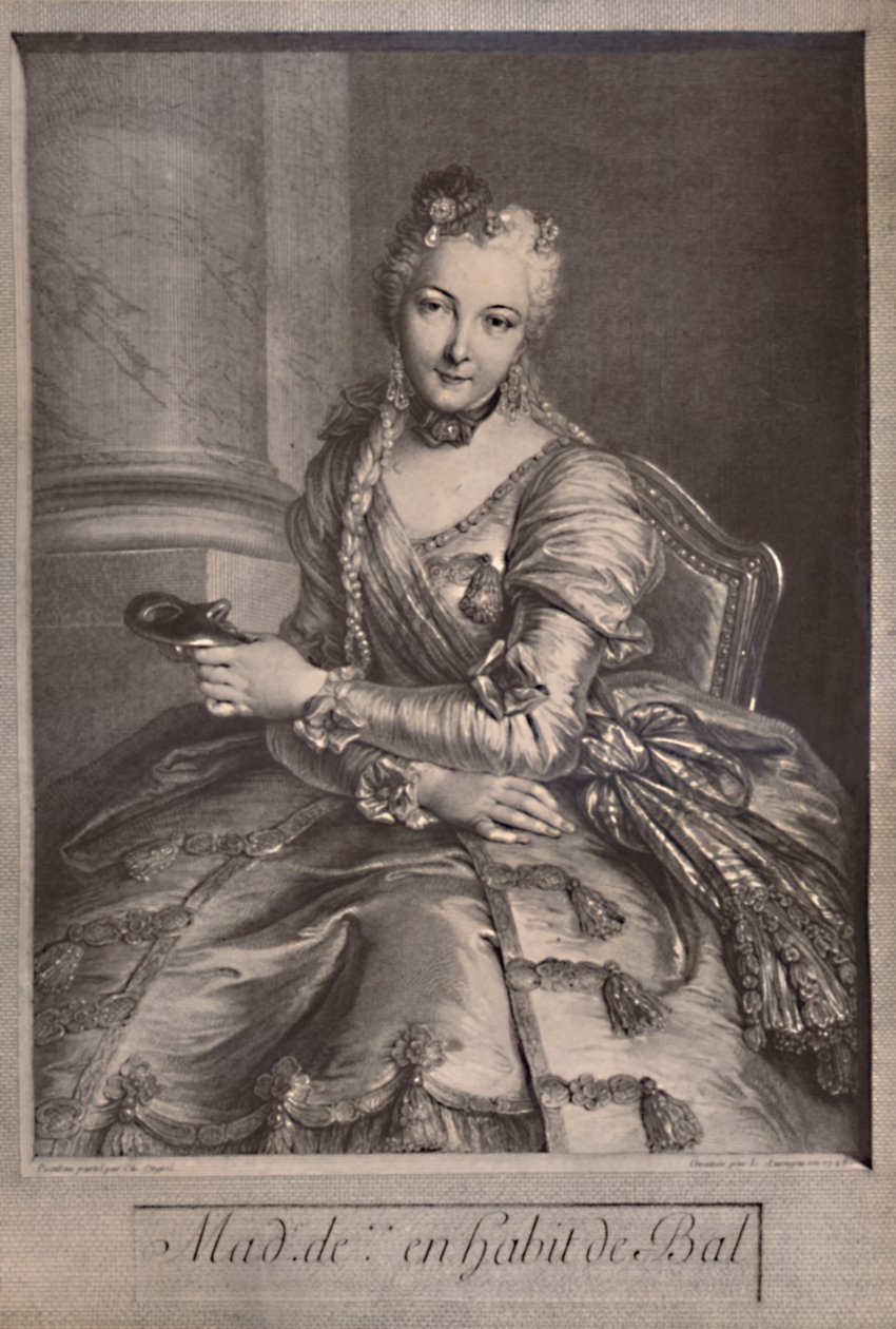 Madame de Pompadour, Mätresse von König Ludwig XV. von Frankreich, 18. Jahrhundert 1894 von Pierre Louis de Surugue
