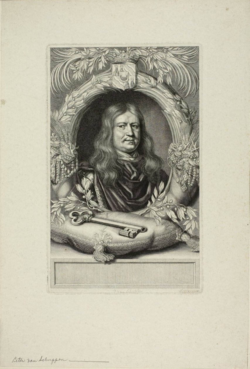Porträt eines Mannes von Pierre Louis van Schuppen