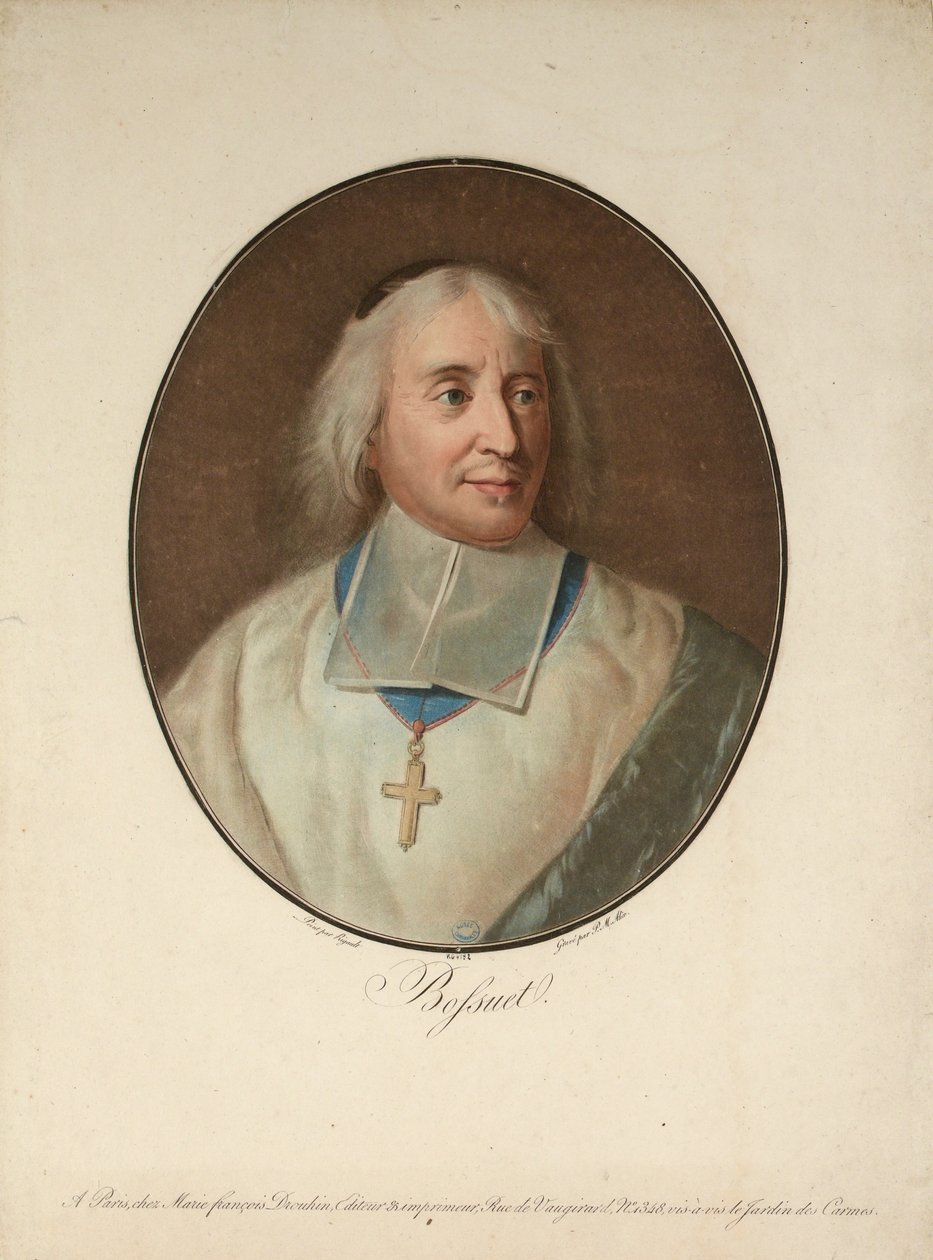 Porträt von Jacques-Bénigne Bossuet 1627-1704 von Pierre Michel Alix