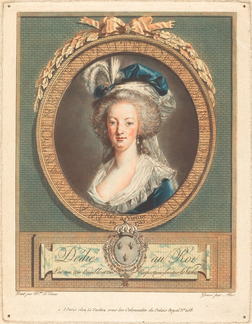 Königin Marie-Antoinette, ca. 1789 von Pierre Michel Alix
