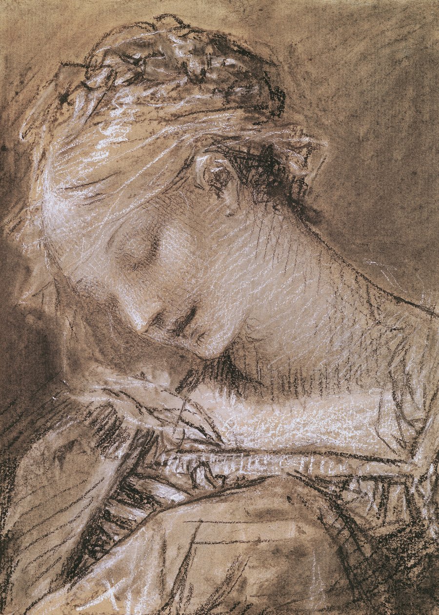 Kopf der Jungfrau von Pierre-Paul Prudhon