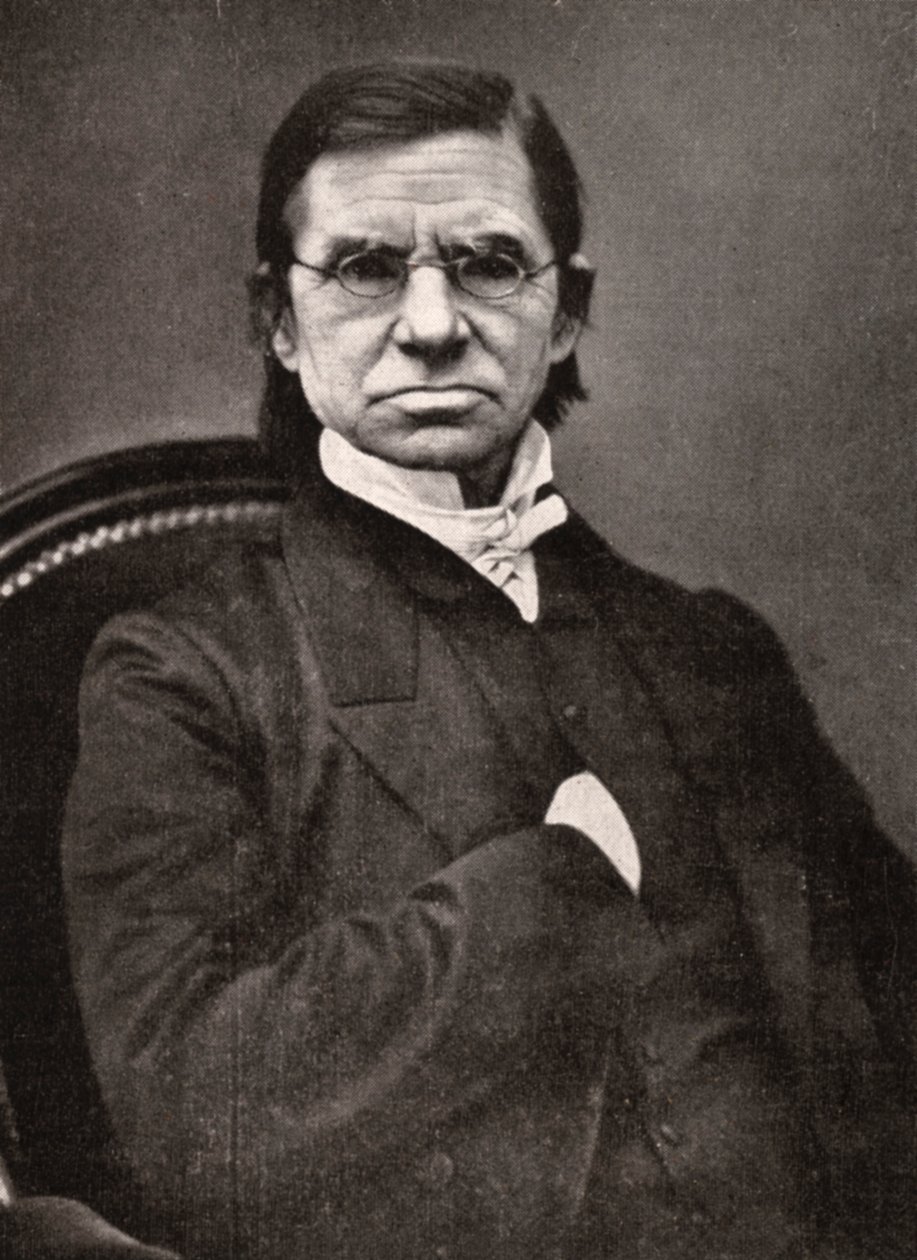 Emile Littre, französischer Lexikograf und Philosoph, 19. Jahrhundert von Pierre Petit