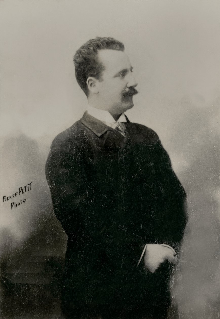 Porträt des französischen Malers Georges Cain von Pierre Petit