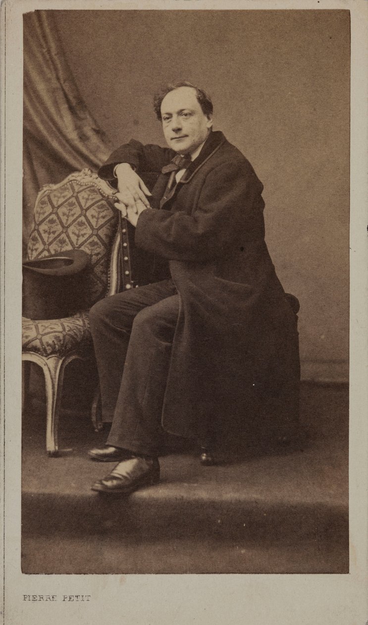 Porträt des Dichters Théodore de Banville 1823-1891 von Pierre Petit