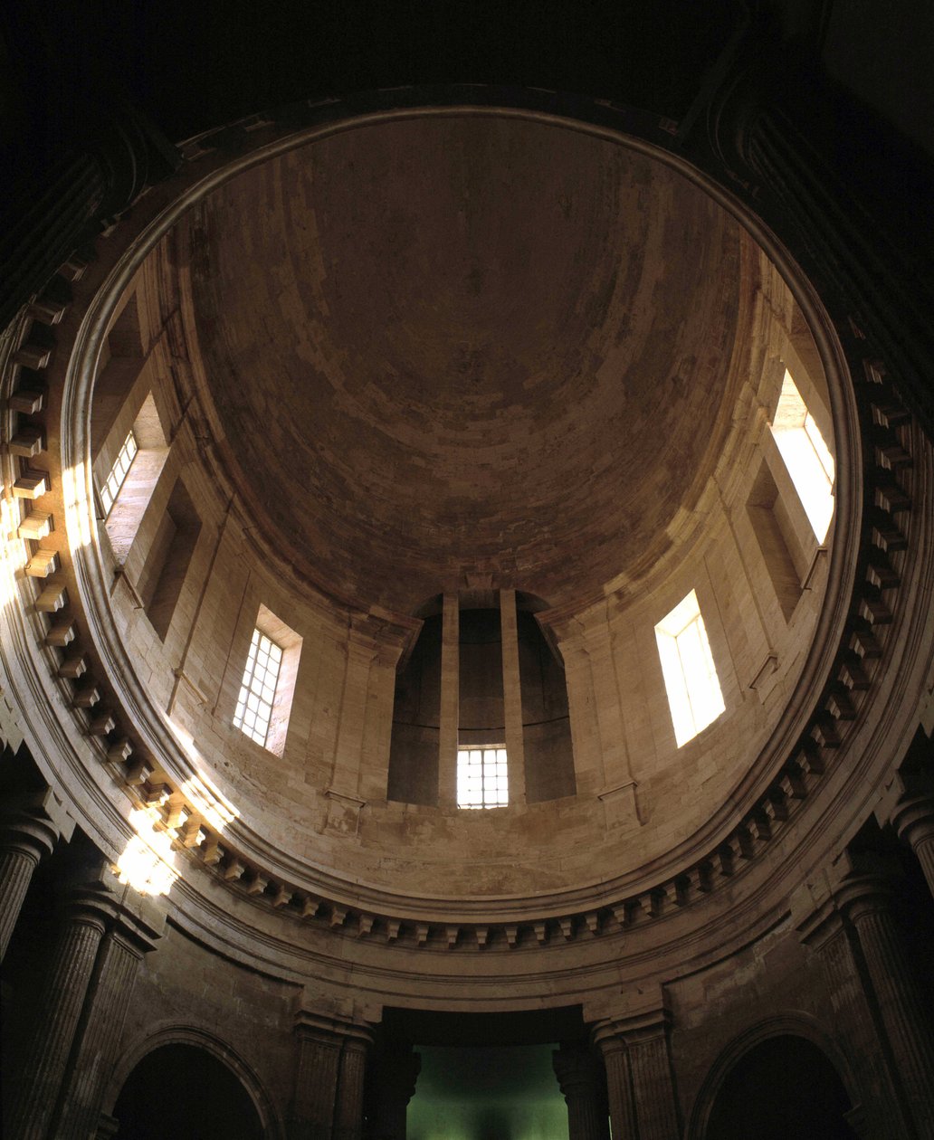 Barockarchitektur: Kapelle der Alten Charite (1679 - 1707), Kloster von Marseille, von Architekt Pierre Puget (1622 - 1694). Innenansicht. Marseille, Bouches-du-Rhone. von Pierre Puget