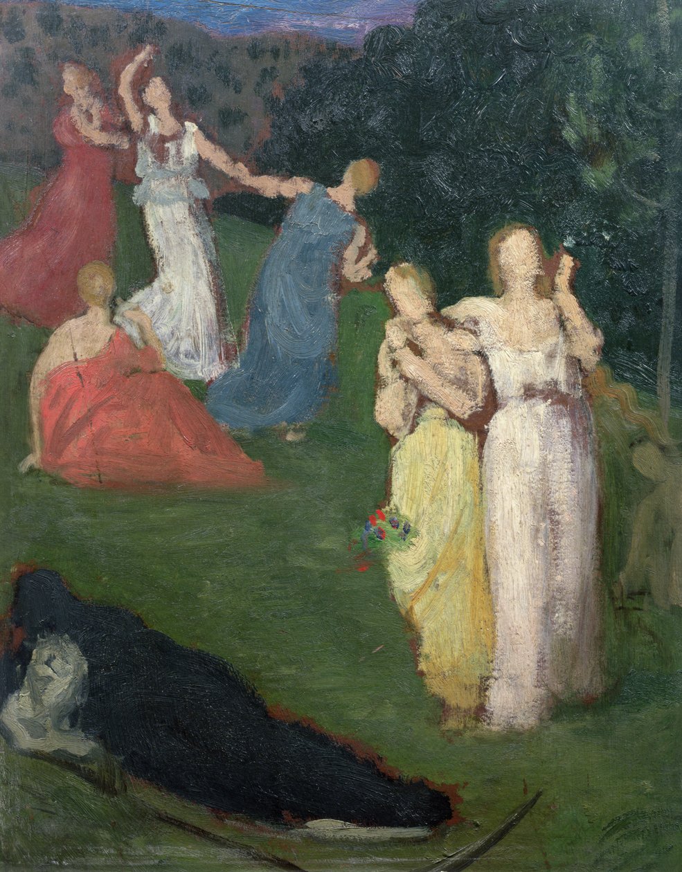 Der Tod und die Mädchen von Pierre Puvis de Chavannes