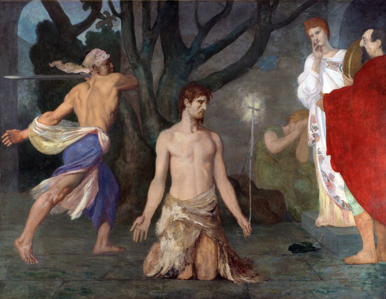 Die Enthauptung Johannes des Täufers von Pierre Puvis de Chavannes