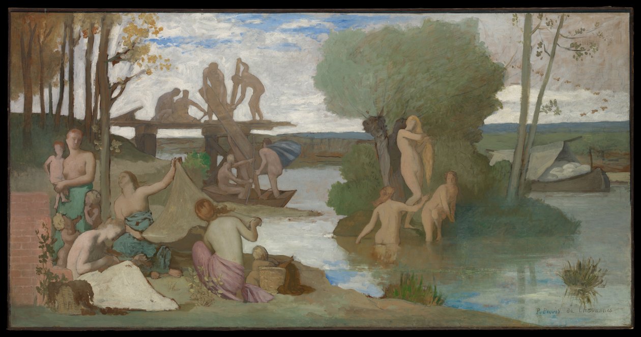 Der Fluss von Pierre Puvis de Chavannes