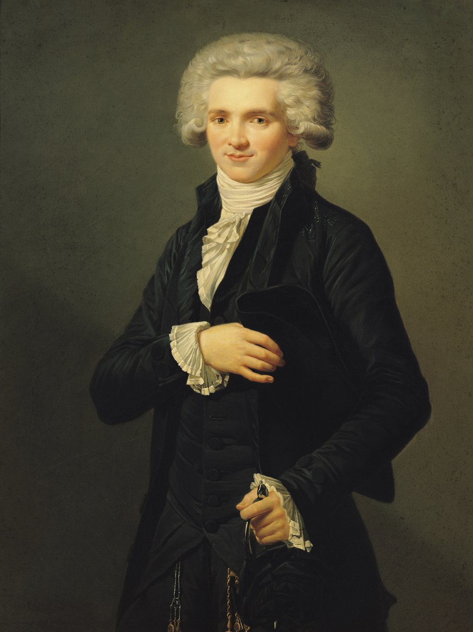Maximilien de Robespierre (1758-94) 1791 von Pierre Roch Vigneron