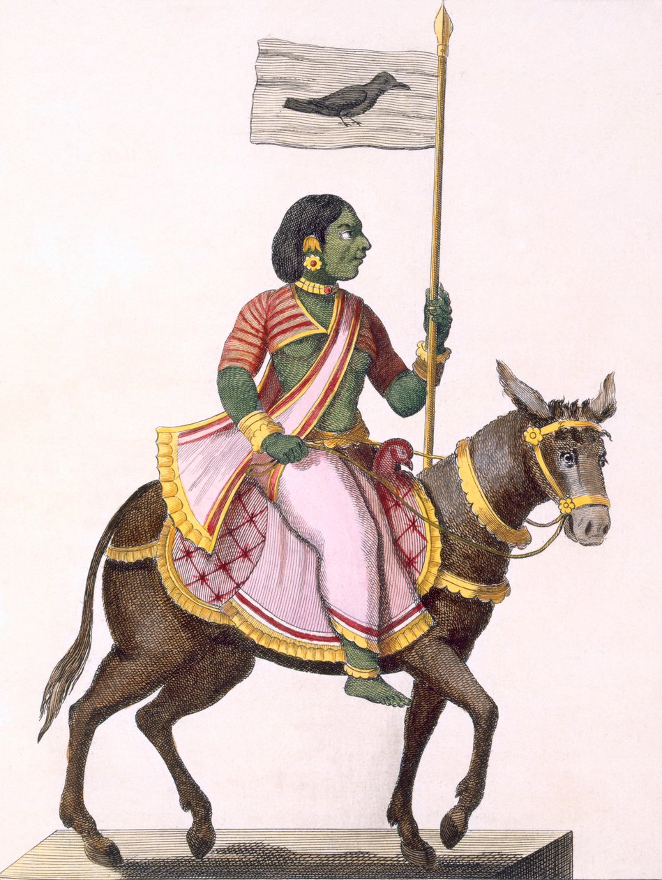 Moudevi, Göttin der Zwietracht und des Elends von Pierre Sonnerat