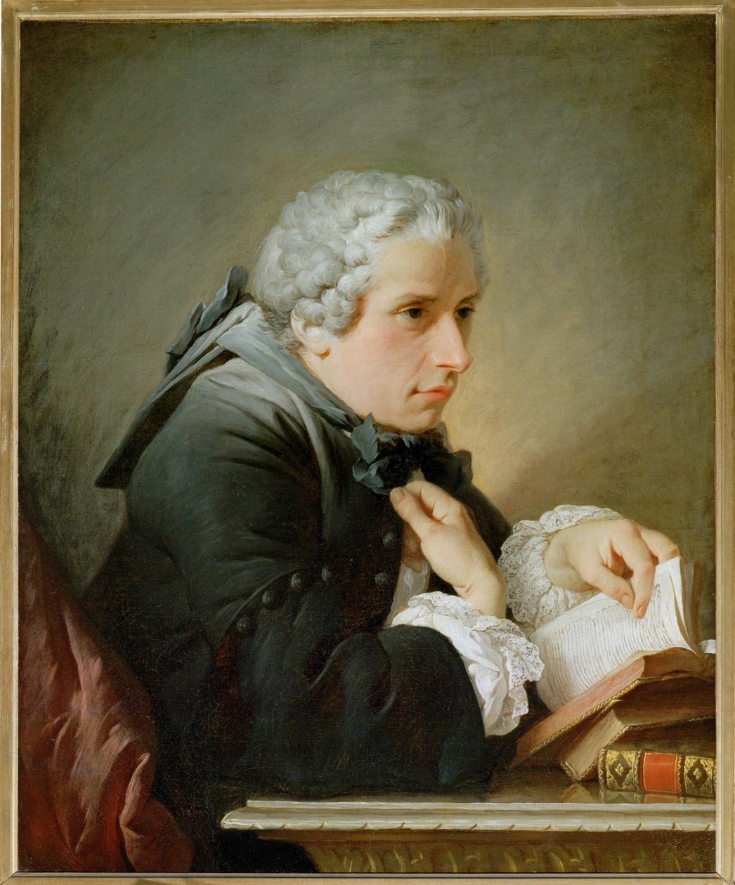 Vermutetes Porträt von Giuseppe Baretti, italienischer Kritiker und Lexikograf von Pierre Subleyras