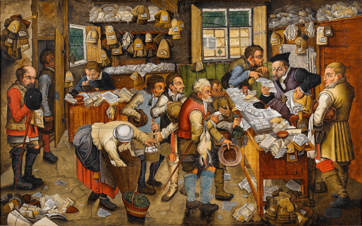 Die Zahlung des Zehnten von Pieter Brueghel the Younger