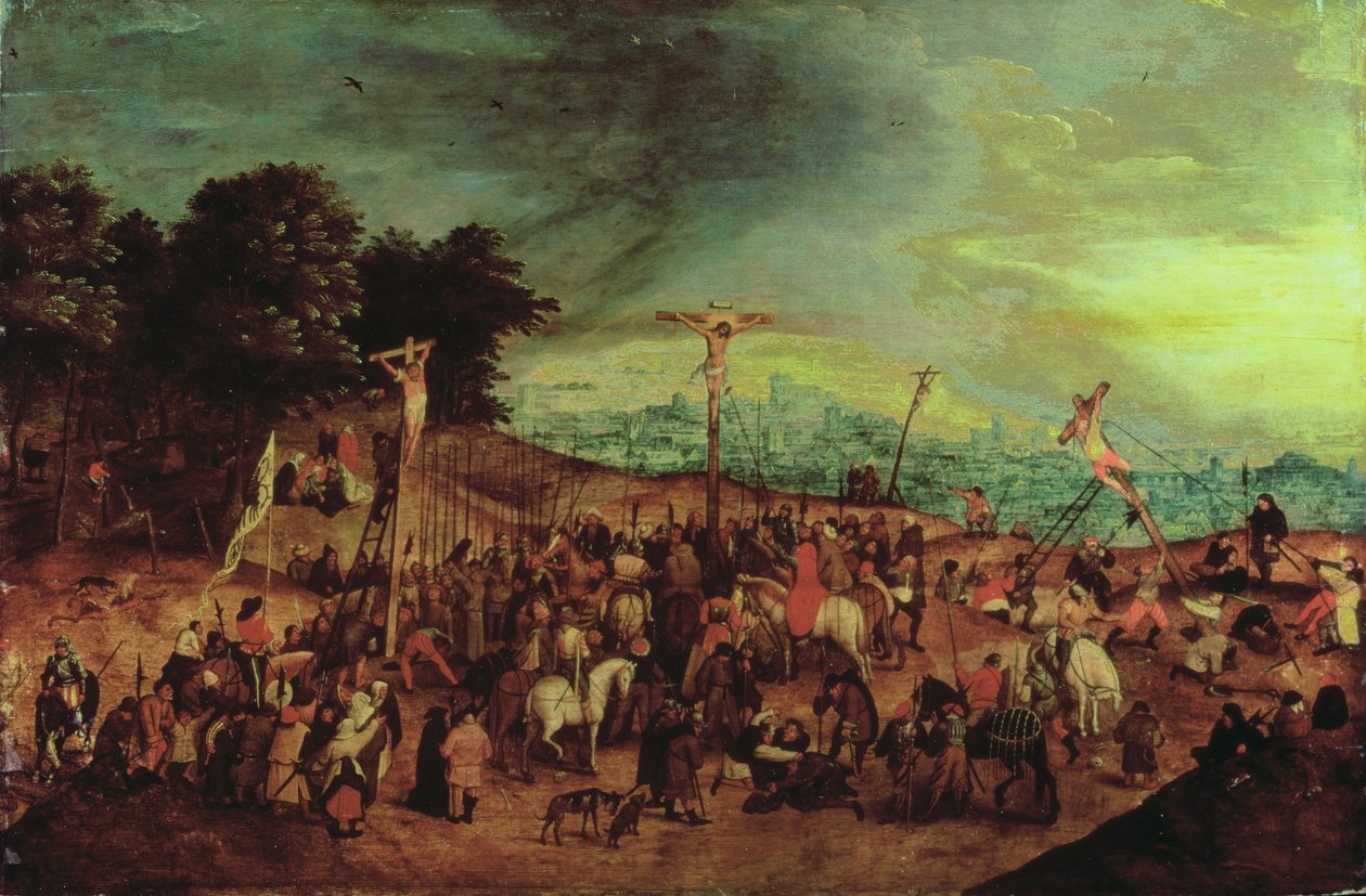Die Kreuzigung von Pieter Brueghel the Younger