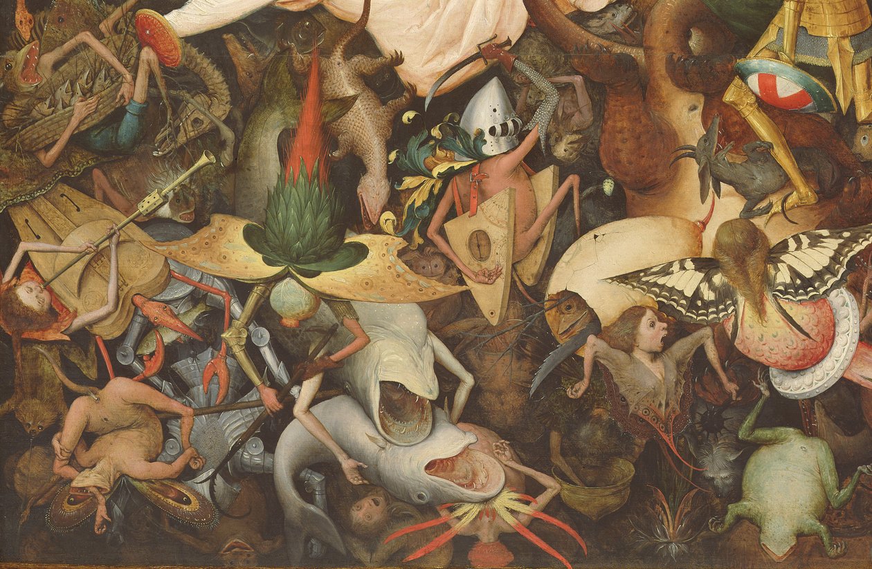(Detail) Der Sturz der rebellischen Engel, 1562 von Pieter Bruegel the Elder
