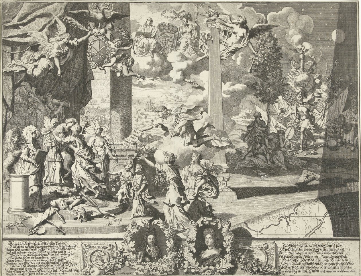 Allegorie auf den Vertrag von Altona von Pieter van den Berge