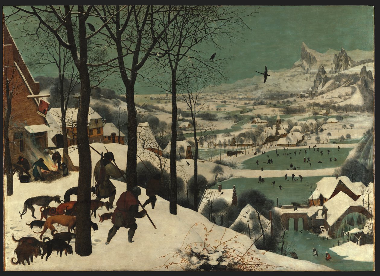 Jäger im Schnee (Winter) von Pieter Brueghel the Elder