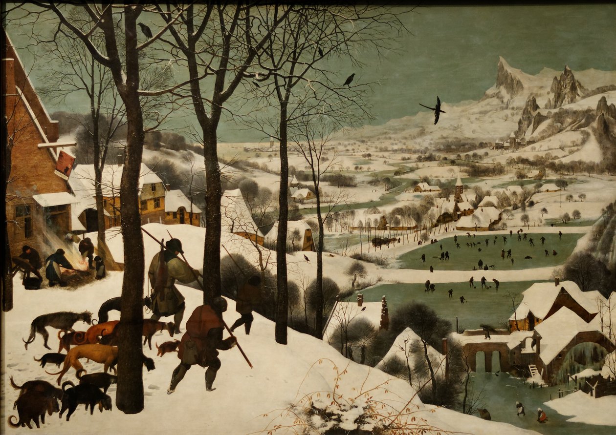 Jäger im Schnee (Winter) von Pieter Brueghel the Elder