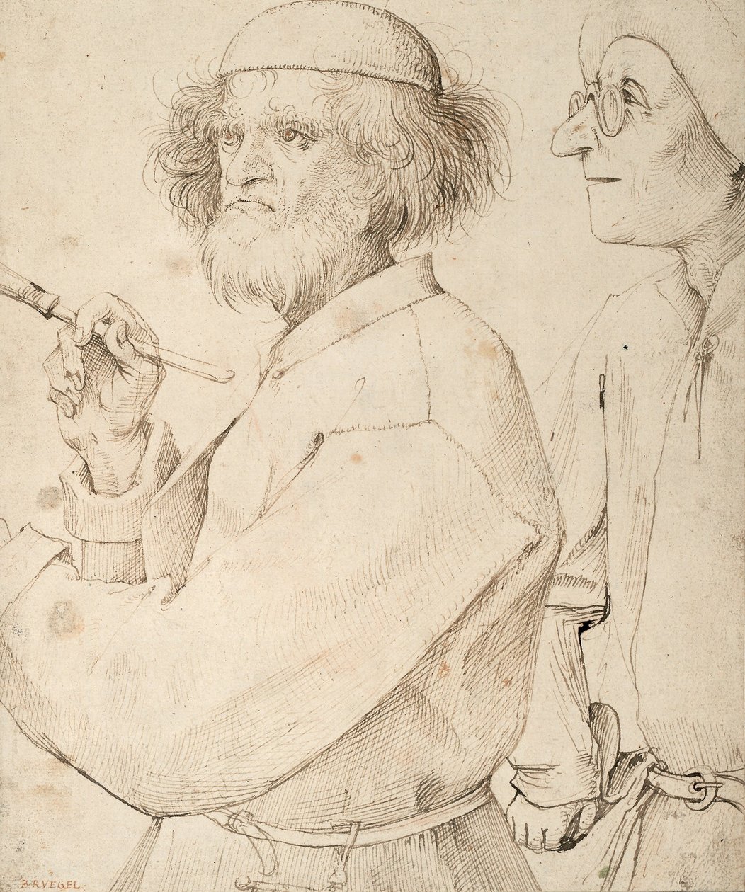 Der Maler und der Käufer von Pieter Bruegel the Elder