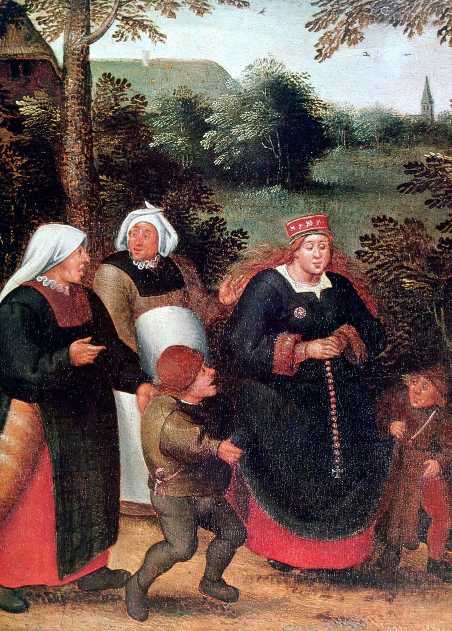 Der Brautzug, um 1584-1638 von Pieter Brueghel the Younger
