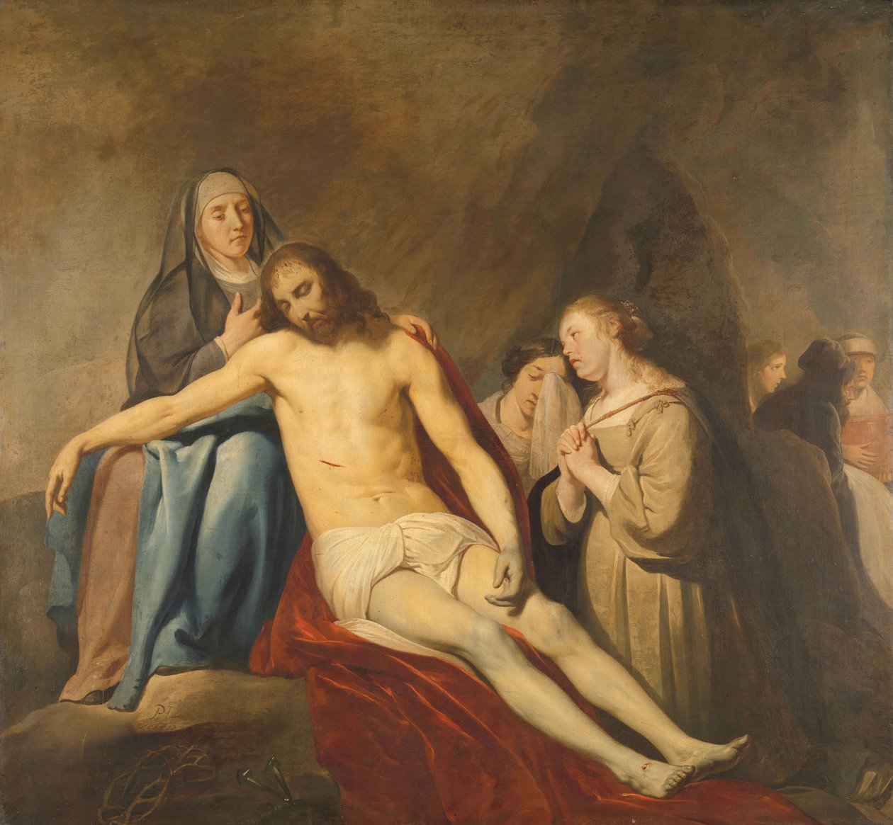 Die Beweinung von Pieter Fransz. de Grebber