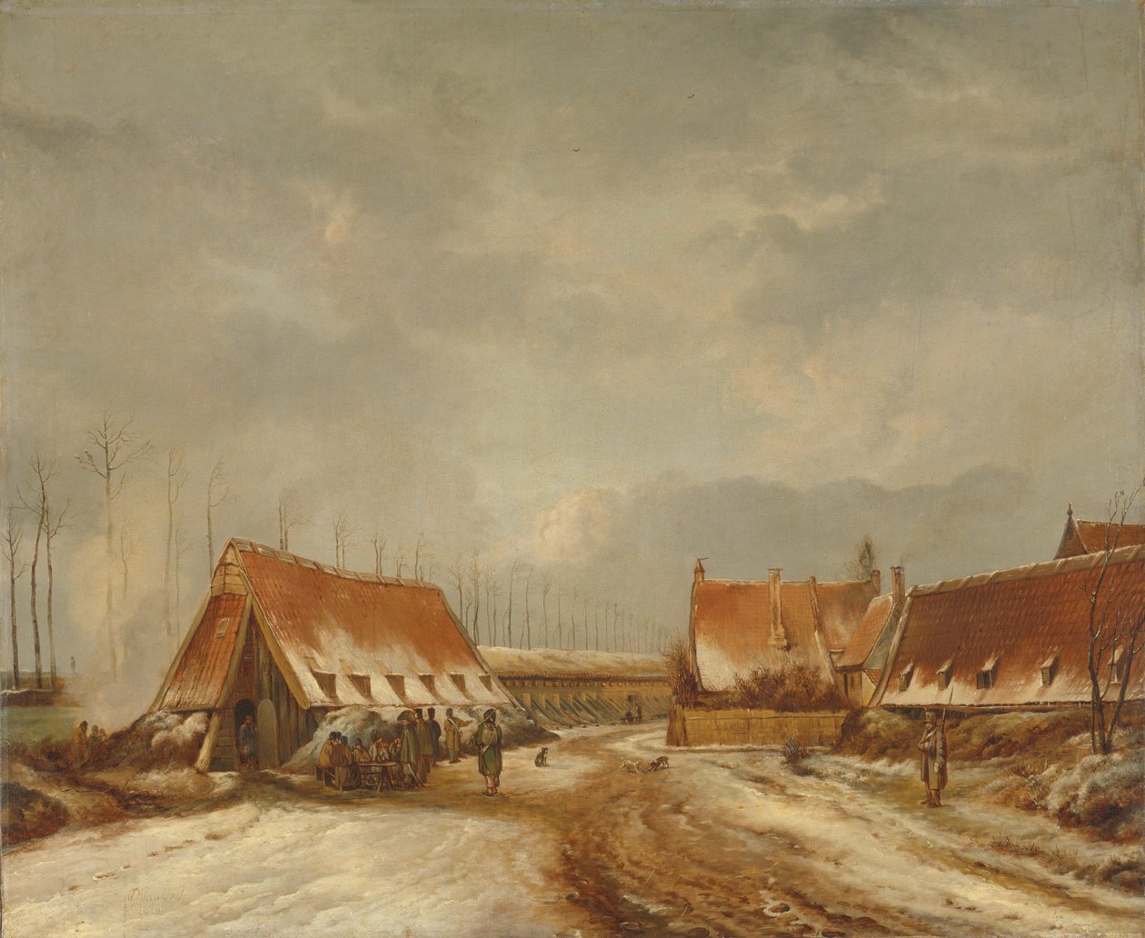 Die Kasematten vor Naarden, 1814 von Pieter Gerardus van Os
