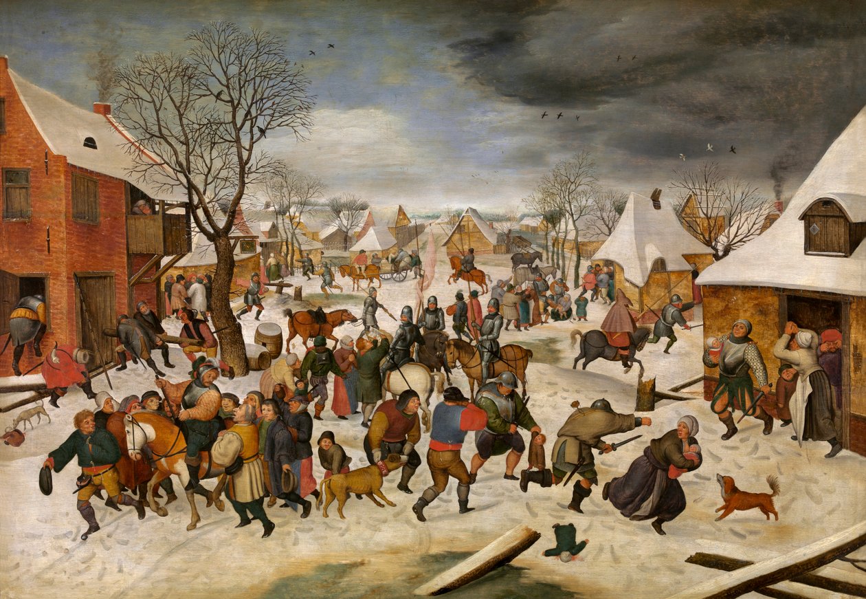 Das Massaker der Kinder in Bethlehem von Pieter III Brueghel
