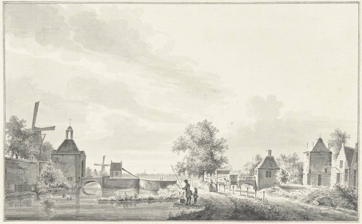 Das Benskoper Tor in IJsselstein von Pieter Jan van Liender