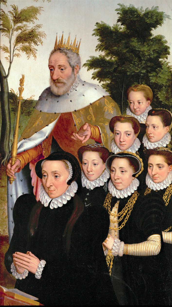 Altar der Anbetung der Hirten: Ludwig IX von Pieter Jansz. Pourbus