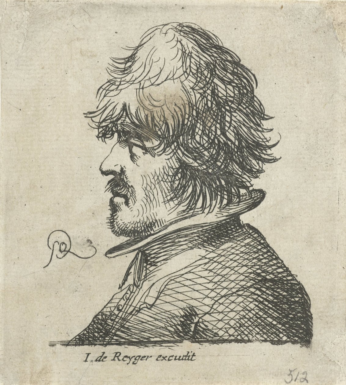 Porträtbüste eines Mannes mit Fischermütze von Pieter Jansz Quast
