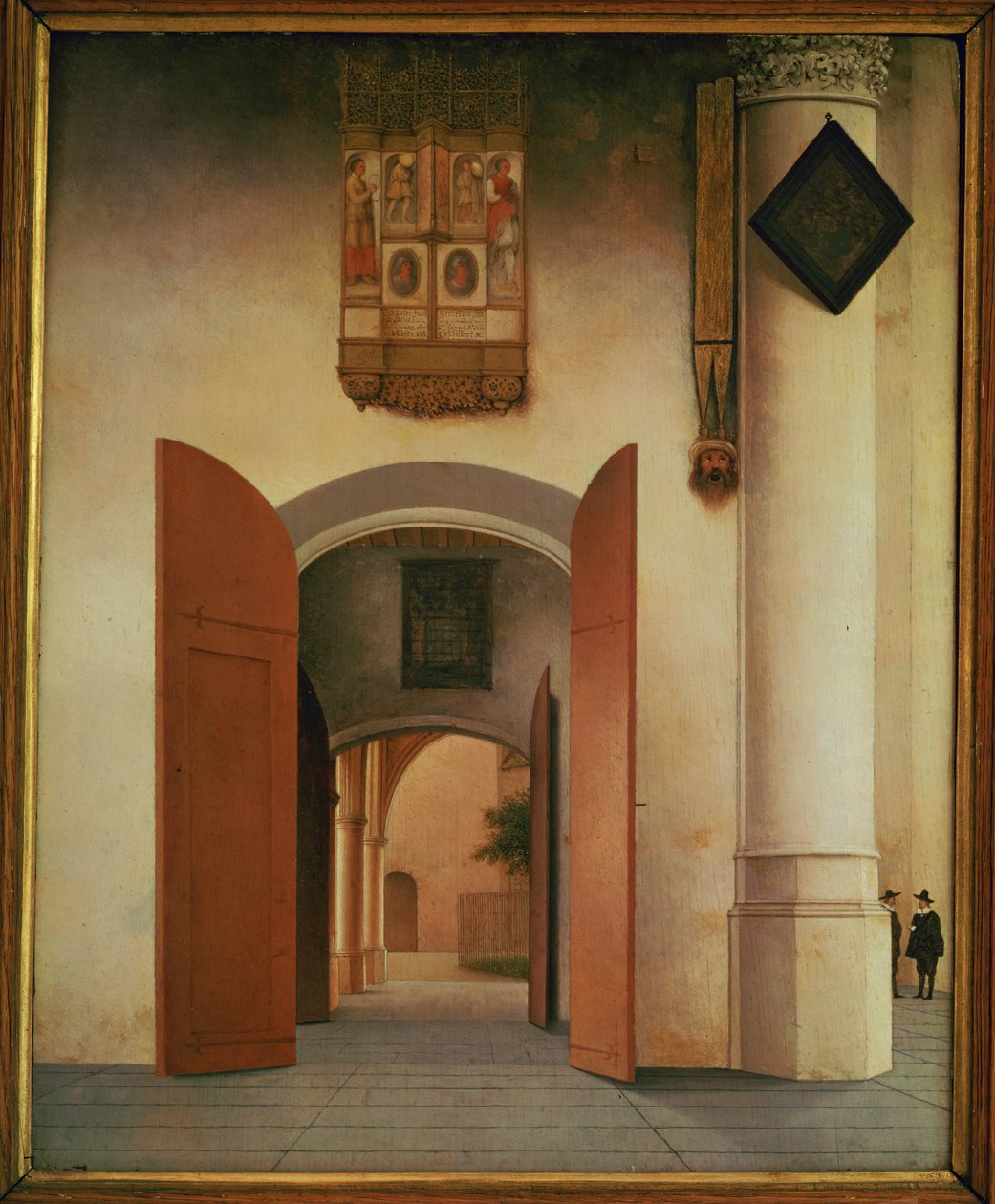 Die Kirche St. Laurentius, Alkmaar von Pieter Jansz Saenredam