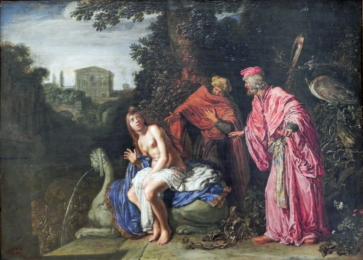 Susanna und die beiden Alten von Pieter Lastman