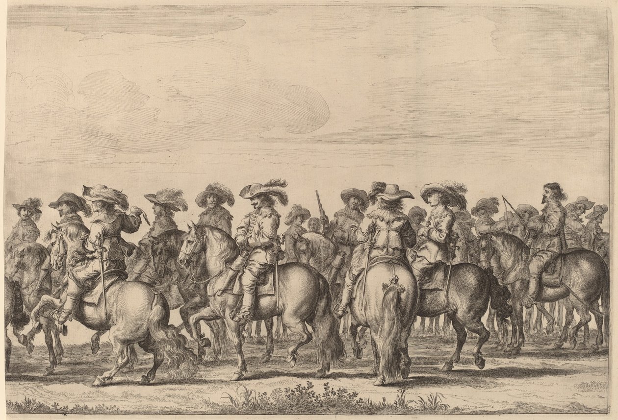 Einzug von Marie de Medici in Amsterdam [Tafel 4 von 6] von Pieter Nolpe