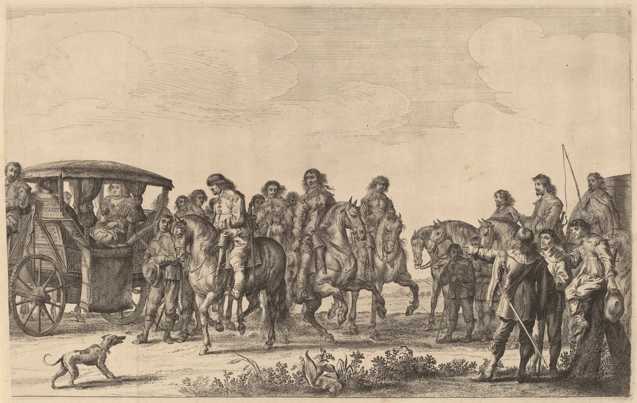 Einzug von Marie de Medici in Amsterdam (Tafel 6 von 6) von Pieter Nolpe
