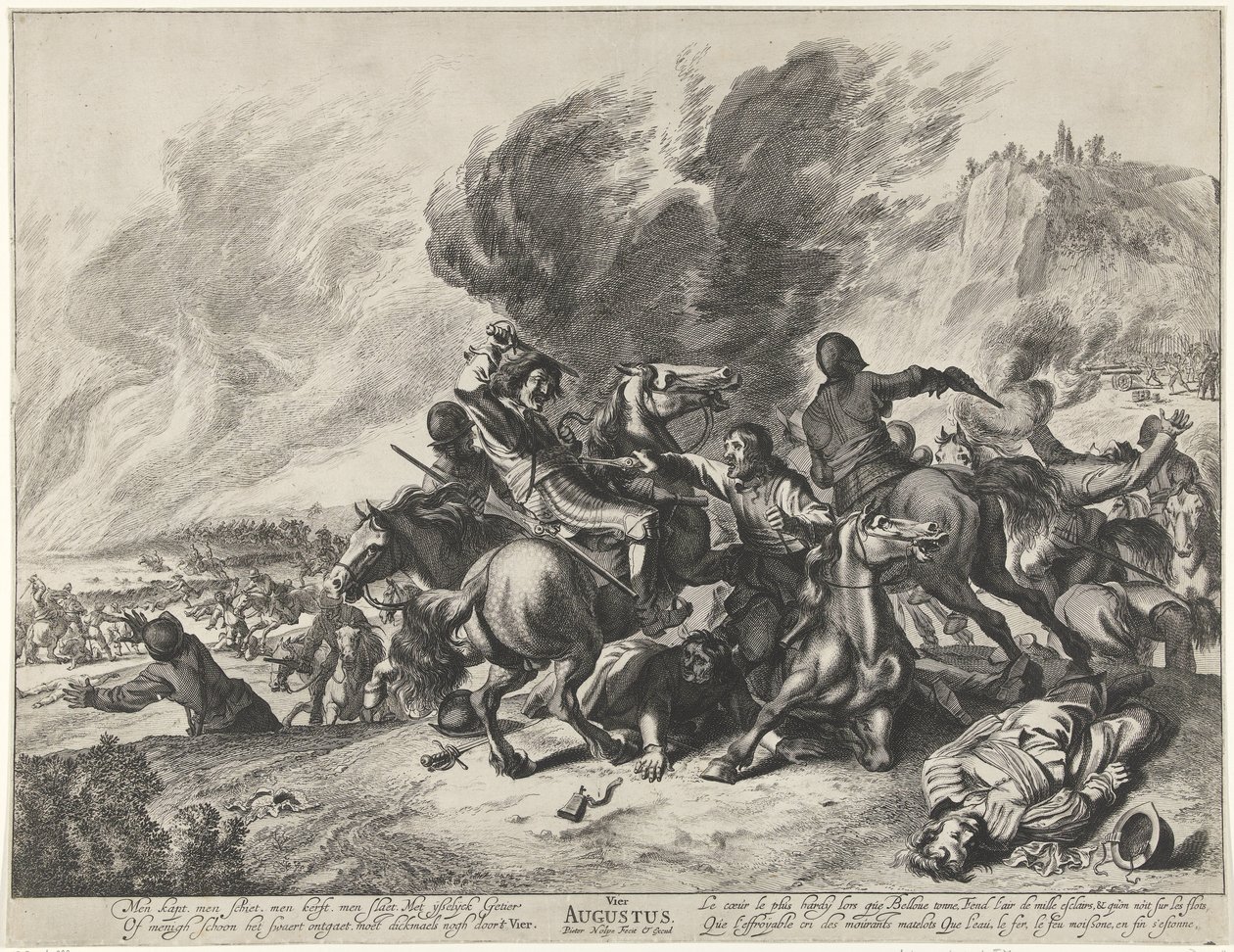 Schlacht: der Monat August und das Element Feuer von Pieter Nolpe