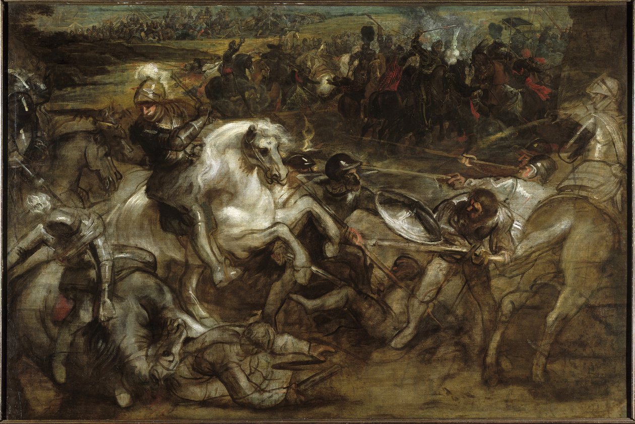 Heinrich IV. in der Schlacht von Ivry von Pieter Paul Rubens