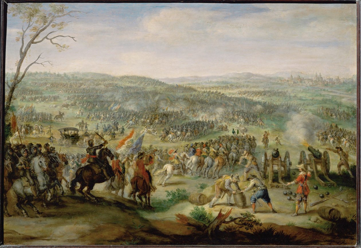 Die Schlacht am Weißen Berg bei Prag von Pieter Snyers