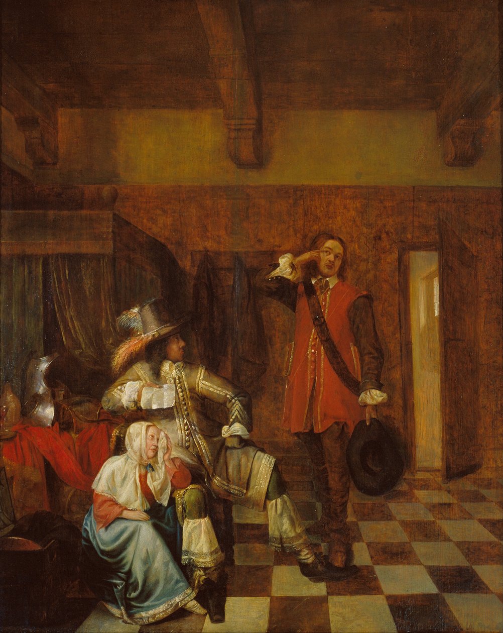 Überbringer schlechter Nachrichten von Pieter de Hooch