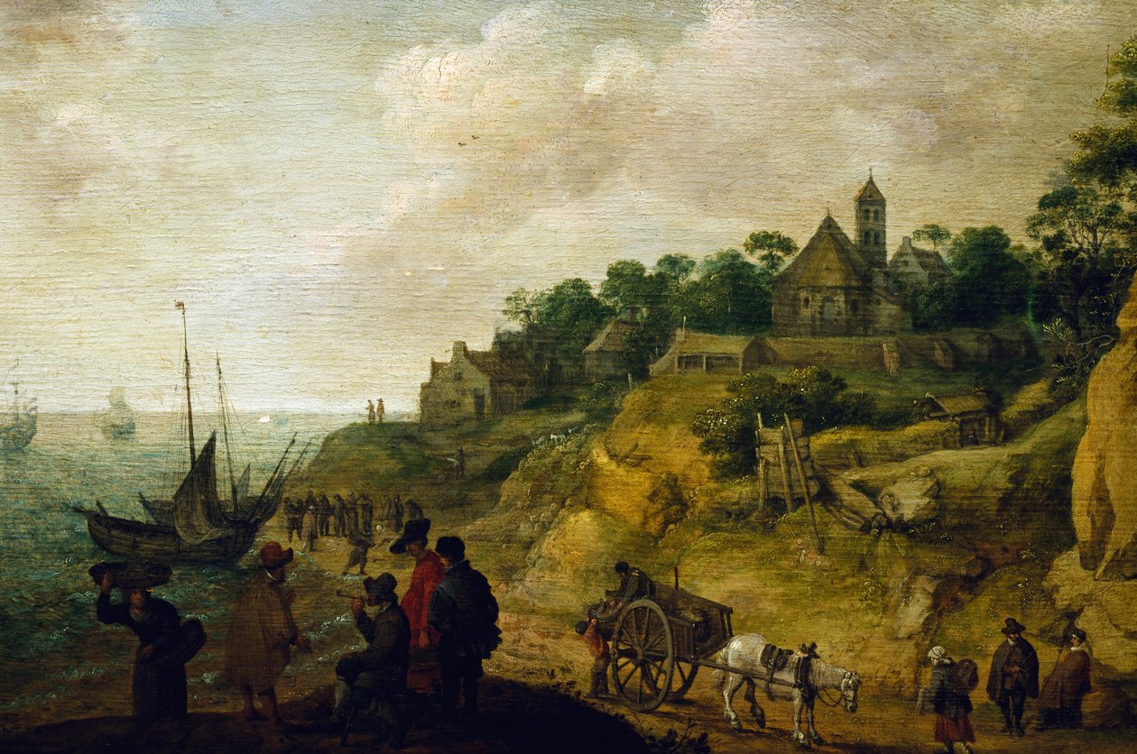 Holländische Landschaft, zugeschrieben Pieter de Neyn von Pieter de Neyn