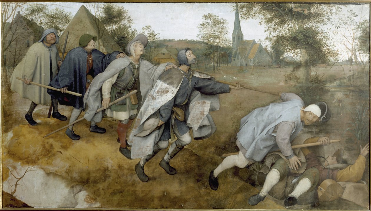 Das Gleichnis von den Blinden - Gemälde von Pieter Bruegel the Elder