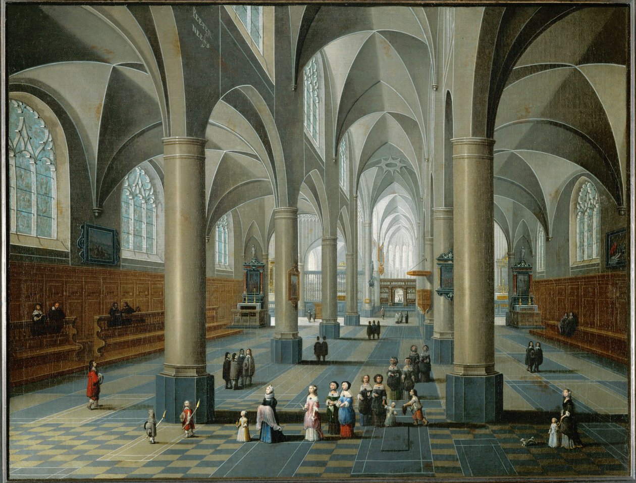 Innenraum einer Kirche von Pieter the Elder Neefs