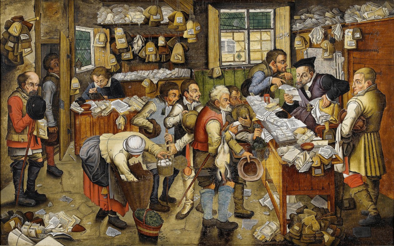 Die Zahlung des Zehnten (bekannt als Dorfanwalt) von Pieter the Younger Brueghel