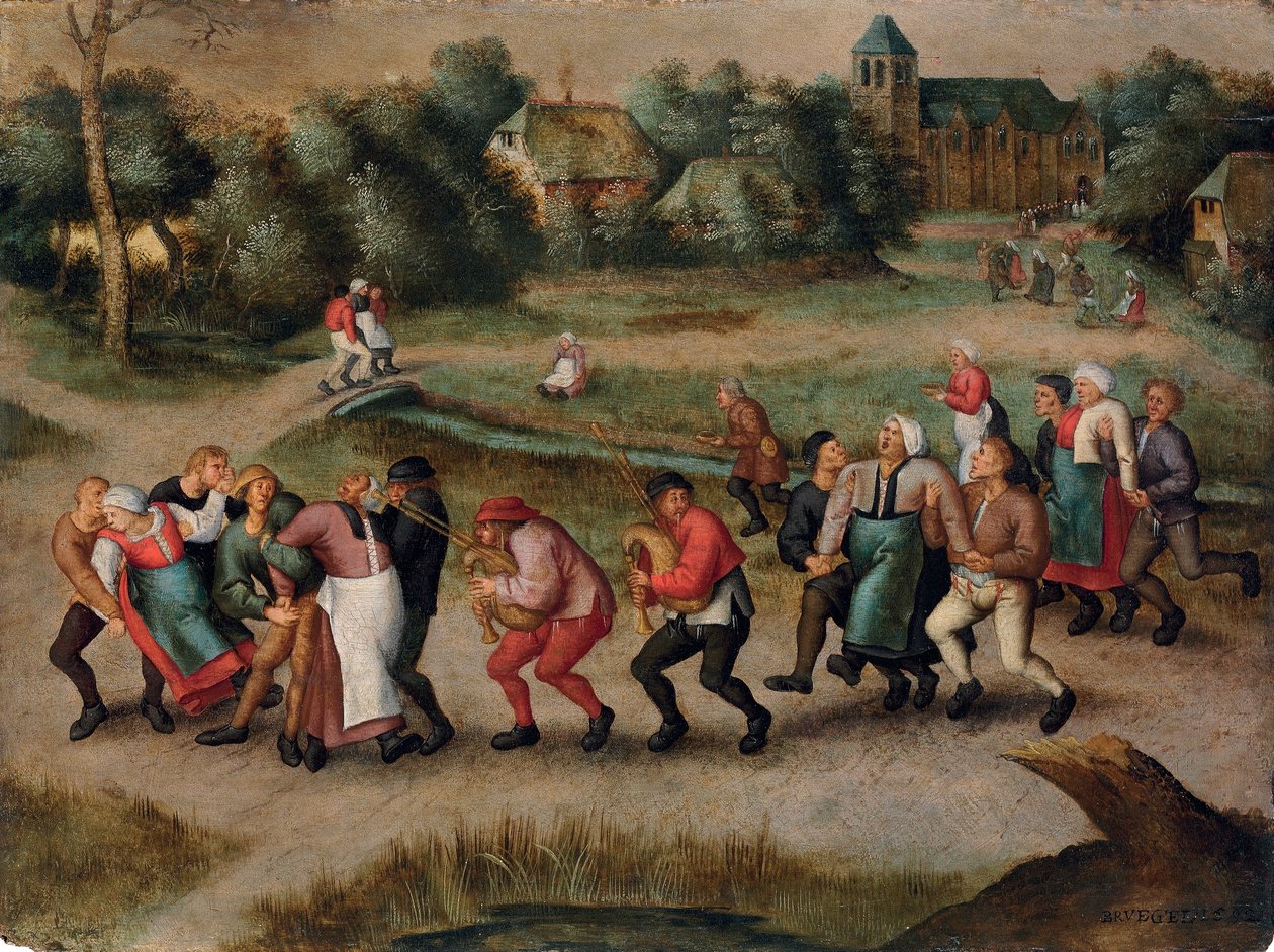St. Johannes Tänzer in Molenbeeck, 1592 von Pieter Brueghel the Younger