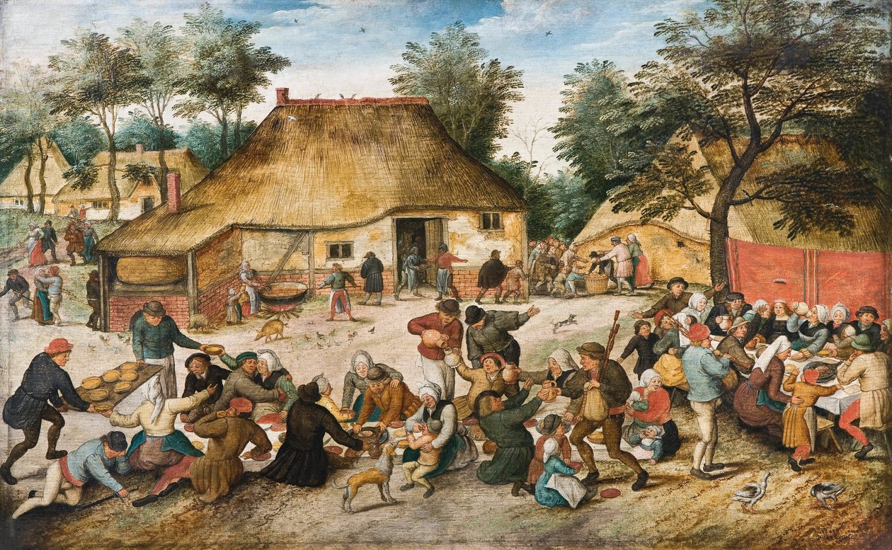 Die Bauernhochzeit von Pieter the Younger Brueghel