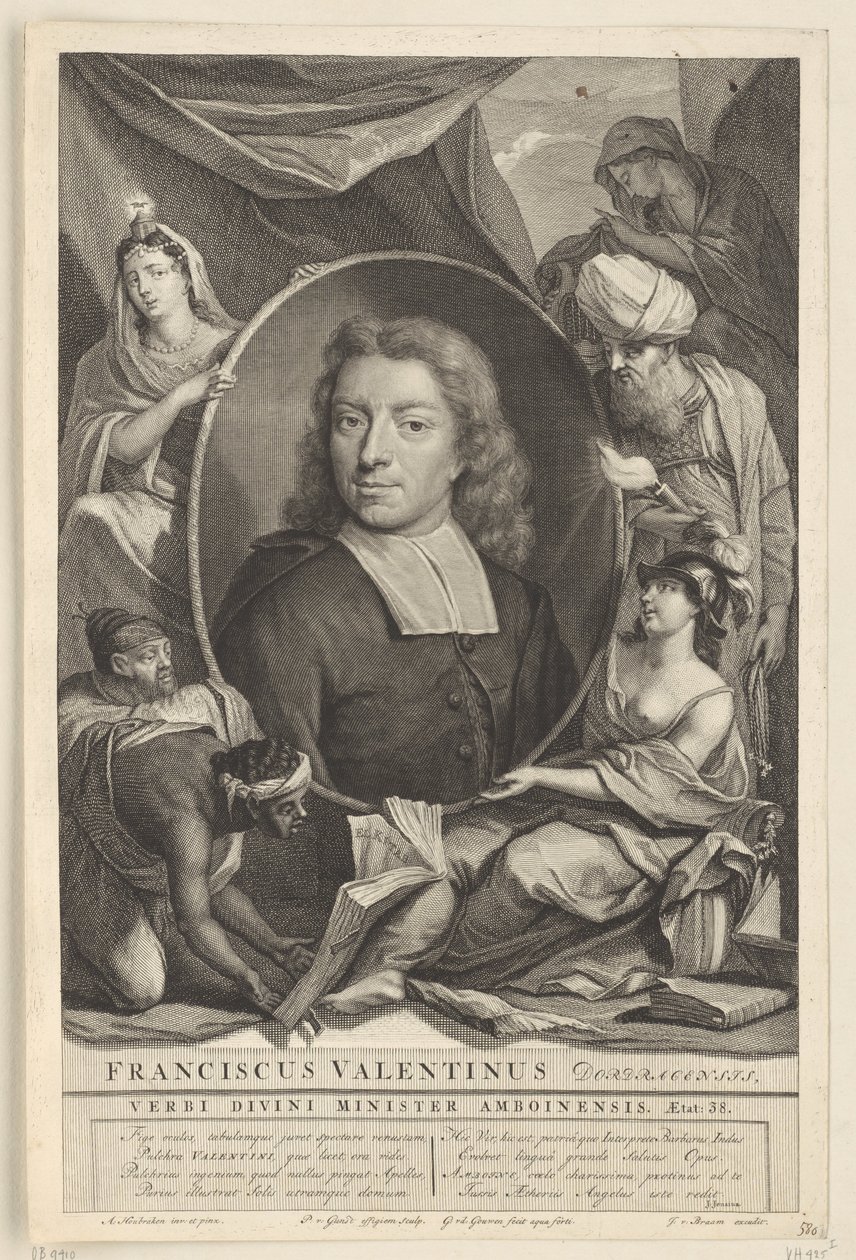 Porträt von François Valentijn von Pieter van Gunst