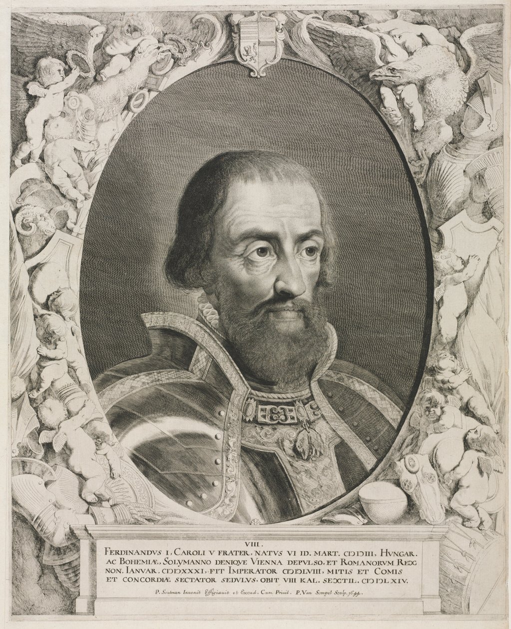 Porträt von Kaiser Ferdinand I. von Pieter van Sompel