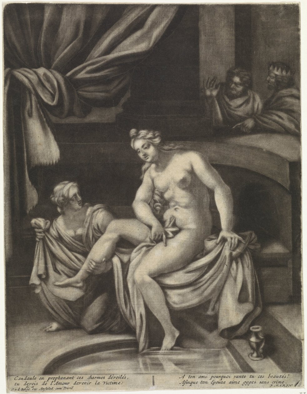 David und Batseba von Pieter van den Berge